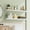 White, variant on Tomnk 2pcs Rustic Floating Shelves for Wall, 22.5in Bathroom Kitchen Wood Shelves for Farmhouse Wall Decor, Rustic Brown