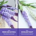 thumbnail image 2 of KONTONTY Artificial Lavender Flowers Silk Faux Lavender Plants for Outdoor Garden Home Office Decoration, 2 of 6
