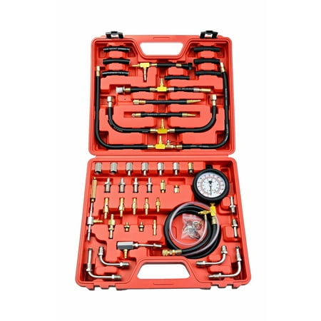 VicTsing TU-443 Manometer Fuel Injection Pump Injector Tester Pressure Test Gauge Kit 0-140 PSI