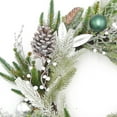 thumbnail image 4 of 22" Silver Fir, Bauble, Berry Wreath, 4 of 4