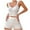 White, variant on asjyhkr Cotton Underwear for Women High Waist Seamless Stretch Brief Soft Comforty Breathable Solid Color Ladies Panties