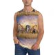 thumbnail image 1 of Fotbe Wildlife Protection Men's Camiseta sin Mangas Estampada para Hombres, Playera Casual para Gimnasio, Entrenamiento, Playa-Medium, 1 of 7