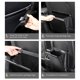 thumbnail image 5 of Kenally Cubo de basura de coche de cuero Artificial, reemplazo portátil, revestimiento impermeable, accesorios de caja de basura automotriz con Ventana automotriz Negro Kenally VI018007-01B, 5 of 6