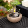 Fire Island 10.5 Inch Outdoor Patio Tabletop Citronella Fire Bowl