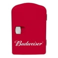 thumbnail image 3 of Budweiser Portable 6-Can Mini Personal Refrigerator Cooler, MIS135BUD, Red, 3 of 7