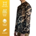 thumbnail image 5 of HOT SHOT Men's Camo Hunting Lightweight Performance Long Sleeve Shirt - Veil Whitetail, X-Large, 5 of 5