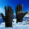 thumbnail image 2 of PMVFHDE Winter Sports Thermal Touchscreen Gloves for Men Women, Grippy Ski Cycling Riding Outdoor Gloves BK2，XL, 2 of 7