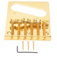 thumbnail image 1 of Bridge Convenient 6 Saddle Guitar Bridge Guitar Part For Guitar Music Enthusiasts Instrument Performance, 1 of 8