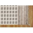 thumbnail image 5 of Casavani - 8'x11' Handwoven Cotton Block Printed Rugs Beige Cotton Area Rugs for Farmhouse Bedroom, 5 of 6