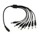 thumbnail image 1 of Cable Divisor De 8 Puertos CCTV Cámara De Seguridad DC 12V Cable Adaptador De Fuente De Alimentación SM SunniMix Adaptador divisor de corriente de 8 puertos, 1 of 7