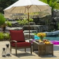 thumbnail image 5 of ARDEN Outdoor Deep Seat Cushion Set (4-Pack), 24 in x 24 in, Weather-Proof, Rain-Proof, Fade Resistant Patio Cushion for Chair, Sofa, and Couch Ruby Red Leala, 5 of 9