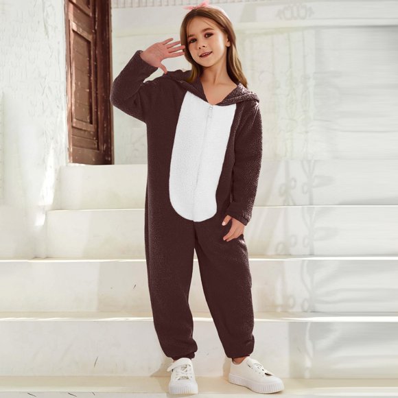 Conjunto de Halloween cálido para padres e hijos, pantalones largos, pijamas con capucha y estampados para el hogar, mono para niños, monos para niños