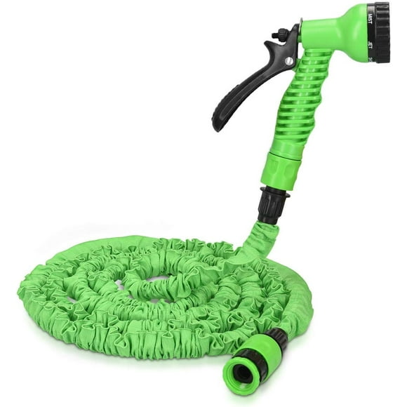 Garden Hose - 30m Expandable Garden Hose with 7 Gun Functions - Flexible and Retractable Hose Gardening Lawn Plant Flower