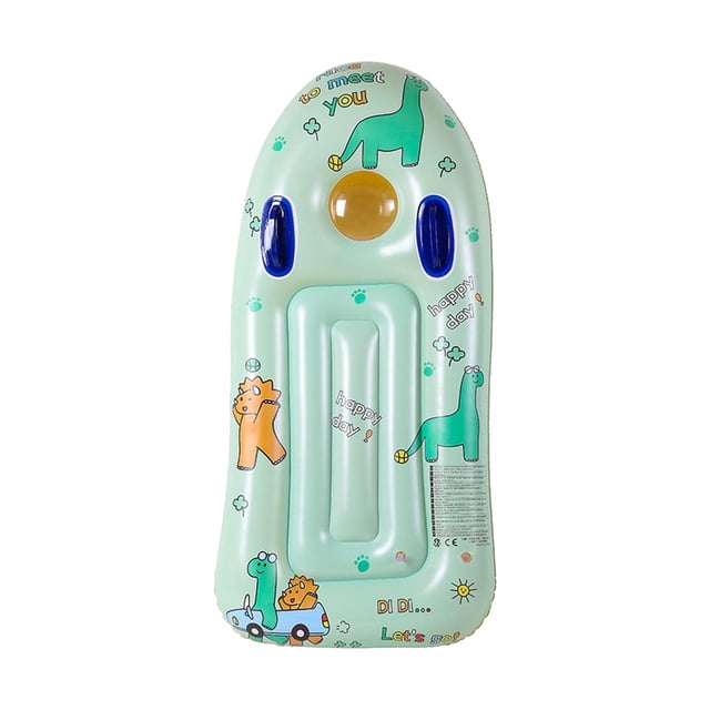 S SERENABLE Kids Inflatable Surfboard Inflatable Pool Raft for Boys Girls Beach Vacation Green