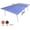 White-9ft, variant on Holaki Table Tennis Table, 9 Ft Foldable & Portable Ping Pong Table Set with 2 Table Tennis Paddles, 3 Balls and Net for Indoor Outdoor Game