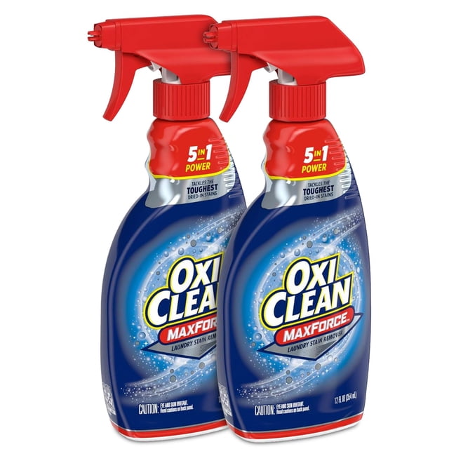 Spray quitamanchas Oxi Clean Max Force, paquete de 2 unidades para ropa