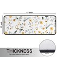 thumbnail image 5 of Kitchen Rugs Sets Of 2,Pioneer Flower Floral Print Pattern Anti Fatigue Kitchen Mat Rugs Non Slip Washable,Decorative Kitchen Floor Mats for Kitchen,Sink,Laundry,17"x47"+17"x47", 5 of 5