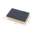 thumbnail image 2 of FELTECHELECTR Sponge For Kitchen Dishcloth Sponge Scouring Pad Grey Blue 3Pcs, 2 of 8