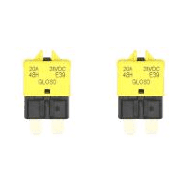 Fusible del interruptor de circuito ATC Fusible DC32V RESET MANUAL DE RESECCIÓN PARA CAR BARCO (20A) Amarillo