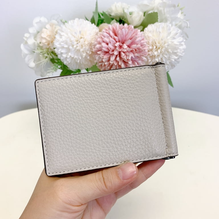 Coach CH090 Slim Money Clip Billfold Wallet In white Man - Walmart.com
