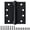 Oil Rubbed Bronze, variant on 3 Pack 4.5" x 4" Heavy Duty Commercial Door Hinges 4 ½"x 4" Satin Nickel Ball Bearing Door Hinge 4-1/2 x 4 Full Mortise Square Interior/Exterior Hinge for Doors Bifold Residential Office