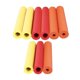 thumbnail image 1 of Tubos de espuma antideslizantes resistentes al calor, tubos aislantes recortables 9x Rojo Amarillo Naranja, 1 of 7