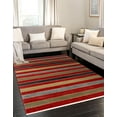 thumbnail image 4 of Unique Loom Fars Collection Area Rug - Monterey (10' x 13' 1" Rectangle Multi/Rust Red), 4 of 7