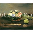 thumbnail image 1 of Basket Of Fruit-Manet - CANVAS OR FINE PRINT WALL ART, 1 of 1