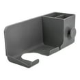 thumbnail image 1 of Soporte de pared para secador de pelo con estante de almacenamiento, organizador sin taladro para baño, colgador de pared para herramientas y accesorios para el cabello., 1 of 6