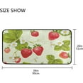 BESTKITTY Kitchen Mat Strawberry Kitchen Rug Mat AntiFatigue Comfort
