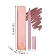 thumbnail image 3 of Matte Liquid Lip Liner, Waterproof Lip Glaze, Long Lasting Matte Lipstick Pen, Smoothed Texture, Sponge Gourd Head Applicator, High Color Rendering, Easy To Apply for All Day Makeup, 3 of 6