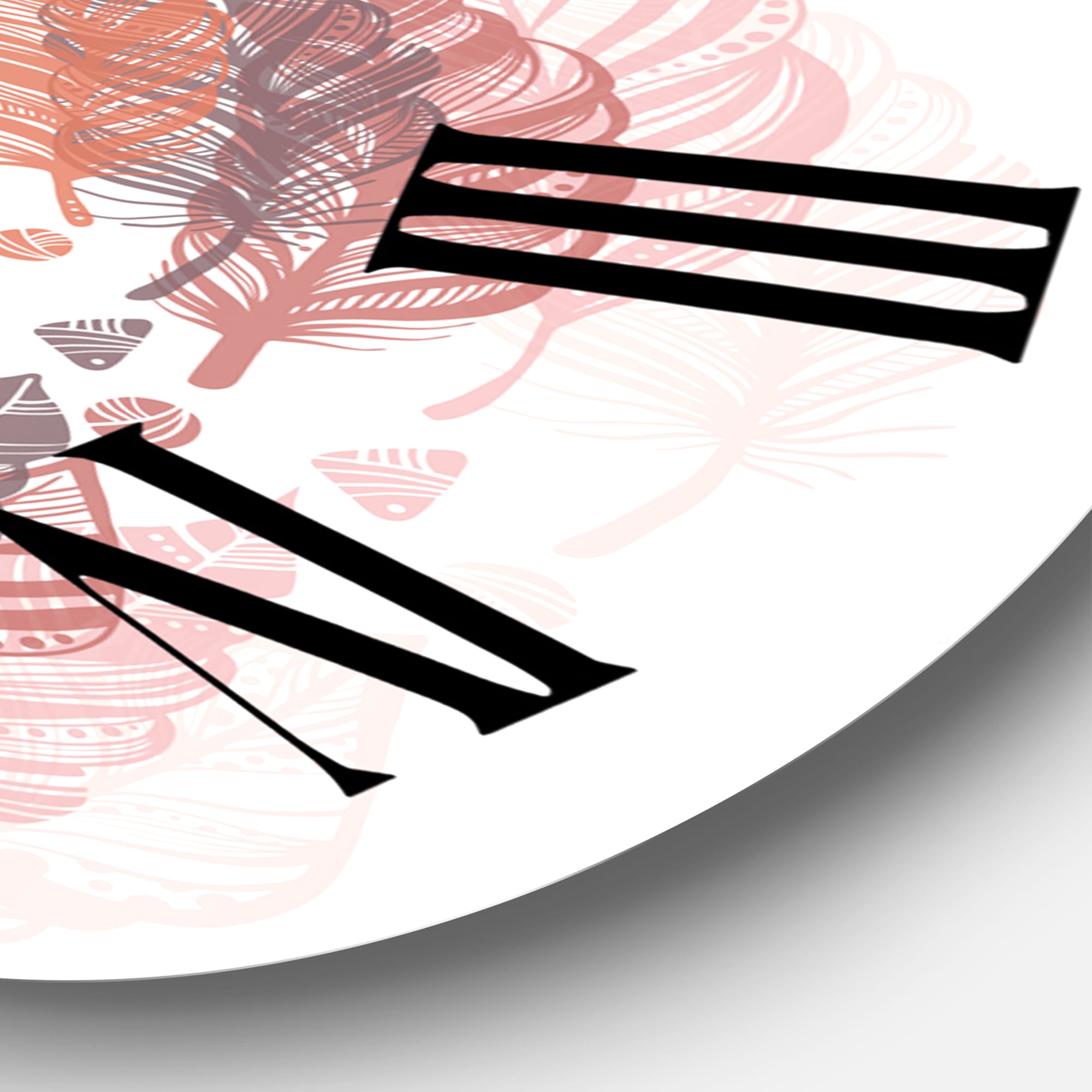 Designart 1 in Quartz Bohemian Wall Clock