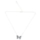 thumbnail image 4 of Mariposa en forma de collar colgante mujeres moda aleación diamantes de imitación collar accesorios de joyería, 4 of 8