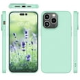 thumbnail image 2 of Ebizware Apple iPhone 14 Plus Shockproof Liquid Silicone Full-Body Protective Case Cover Mint Green, 2 of 8