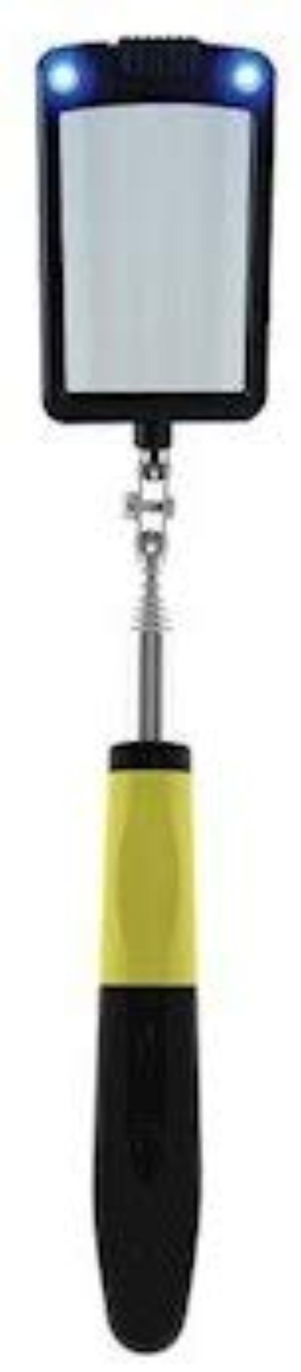 80560 Telescoping LED Lighted Inspection Mirror, 360 Swivel for Extra