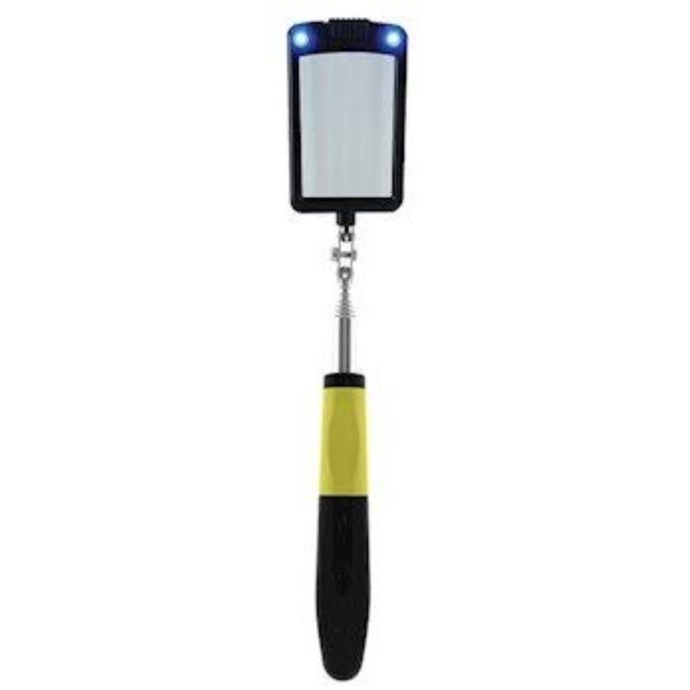 80560 Telescoping LED Lighted Inspection Mirror, 360 Swivel for Extra