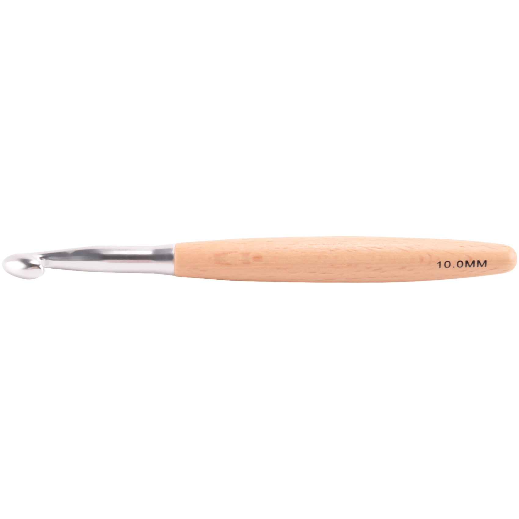 50X Big Crochet Hooks Set with Beech Wood Handle, Crochet Hooks for Chunky Yarn, Size 7mm 8mm 9mm 50mm 12mm