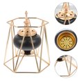 thumbnail image 3 of Aromatherapy Furnace Elegant Incense Burner Iron Antique Censer Desktop Decor, 3 of 8