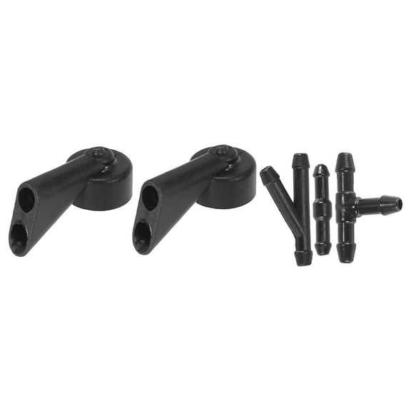 Motoforti Windshield Washer Nozzle Kit 10350074 for Chevy HHR with 3 Hose Connector 1 Set