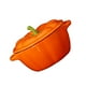 thumbnail image 3 of 1 cuenco de cerámica para comida, multiusos, creativo, con forma de calabaza., 3 of 5
