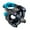 A dark blue, variant on Bicycles Replacement High Strength Short Handlebar Aluminum Alloy Bike for Mountain Balanced Bicycles