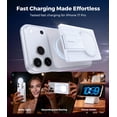 thumbnail image 2 of Banco de energía magnético ULiXWH L03 5000mAh con luz para selfies y soporte, 2 of 6