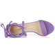 thumbnail image 4 of Women's Open Toe Lace Up Chunky High Heels Sandals Purple US 9/UK 7/EU 40, 4 of 6