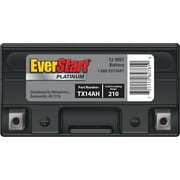 EverStart Platinum AGM PowerSport Battery, Group Size TX14AH 12 Volt, 220 CCA