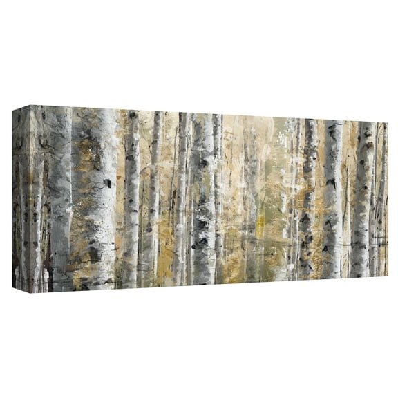 Autumn Birches Panel by Studio Arts Canvas Art Print