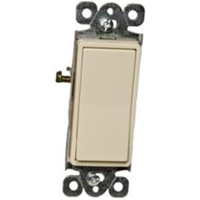 Garbage Disposal Decorator Switch Ivory Momentary Contact 15A 120277V