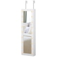 thumbnail image 1 of HOMCOM Armoire à Bijoux avec Lumières LED, Armoire à Bijoux avec Miroir, 1 of 9
