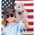 thumbnail image 5 of DolliBu Sitting Pig Plush with USA Flag Bandana - Super Soft United States of America Sitting Pig Patriotic Stuffed Animal - 9 Inches, 5 of 5