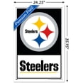 thumbnail image 2 of NFL Pittsburgh Steelers - Logo 21 Wall Poster, 22.375" x 34", Framed, 2 of 8