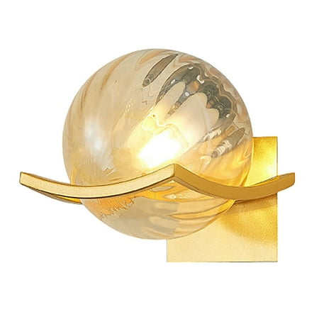 

Nordic Round Wall Lamp Round Glass Wall Light LED Living Room Wall Lamp Modern Decorative Stairs Light Home Bedside D